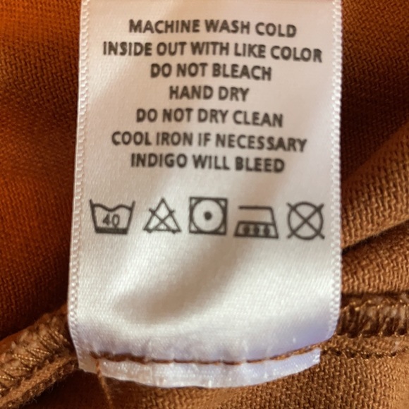 The Style Between Us Rust Cropped Denim Jacket S - Picture 9 of 9